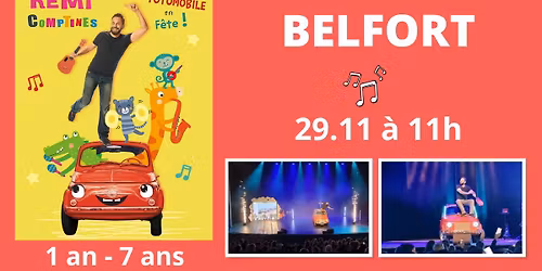spectacle musical jeune public, avec R\u00e9mi - Totomobile en F\u00eate