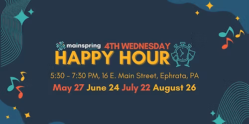 4th Wednesday Happy Hour