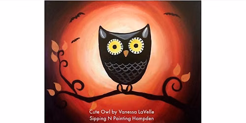 Cute Owl   Sunday, Oct. 11th  1:30pm  $35