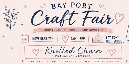 Bay Port Craft Fair & Knotted Chain Permanent Jewelry