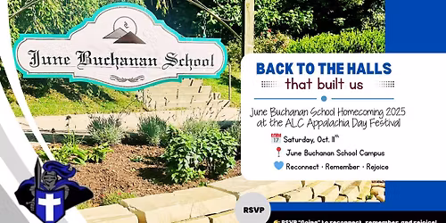 June Buchanan Homecoming 2025- Celebrating 40 Years! 🎉