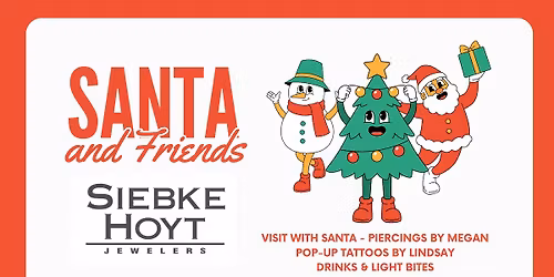 Santa and Friends at Siebke Hoyt Jewelers