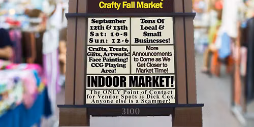 DNCE's Mid-County Crafty Fall Market @ Central Mall