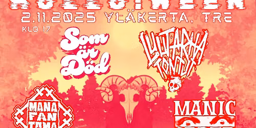 Hullu!klubi#29: Mana Fantoma, Luutarhatontut, Som \u00c4r D\u00f6d, Manic Order