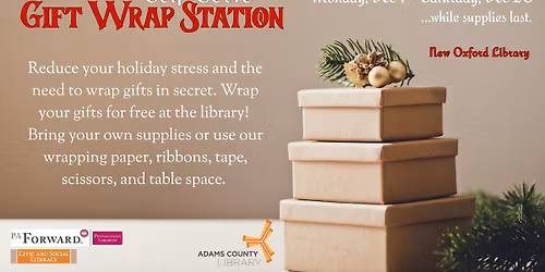 Self-Serve Gift Wrap Station