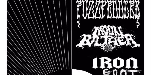 Fuzzpeddler\/MoonBather\/Iron and Rot at Jac's in Duncan