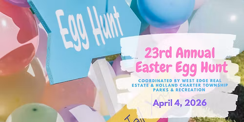 23rd Annual Easter Egg hunt @ Quincy Park