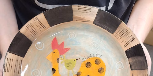 Pottery Painting Technique Class 