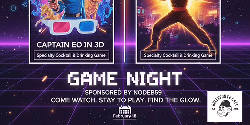 Movie + Game Night at Bellefonte Cafe