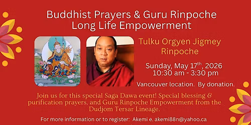 Buddhist Prayers & Guru Rinpoche Long Life Empowerment