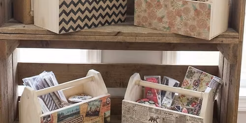 Decoupage Garden Tote Class