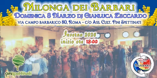 Milonga dei Barbari - Dj Gianluca Zeccardo