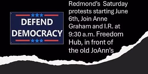 Indivisible Redmond: Demonstrate For Democracy