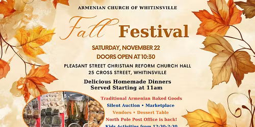 Armenian Church of Whitinsville's Fall Festival 