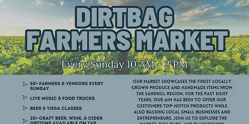 The 2025 Dirtbag Farmers Market 