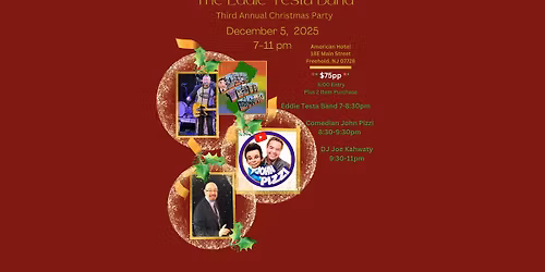 Eddie Testa Band 3rd Annual Christmas Party