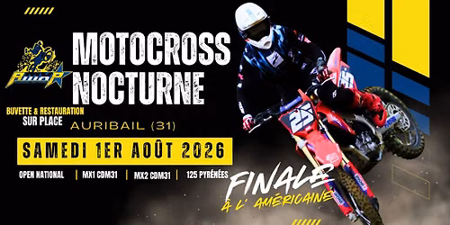 Motocross Nocturne Auribail 1er Aout