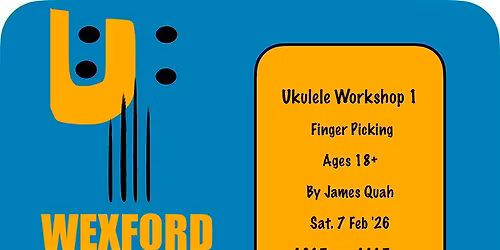 WEXFORD UKE FEST 2026 Ukulele Workshop 1 - Finger Picking