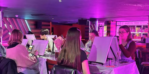 Glow in the Dark Sip & Paint