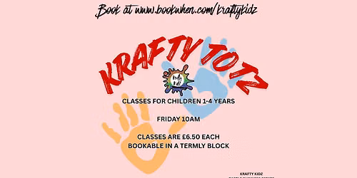 Krafty Totz (1-4 years) Friday class