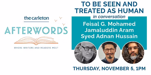AfterWords Literary Festival presents To Be Seen and Treated As Human