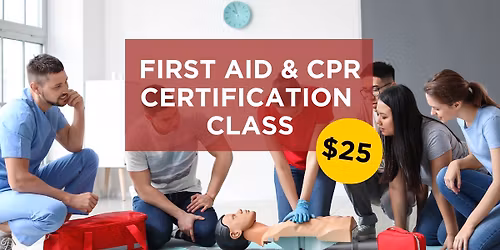 First Aid, CPR, and AED Certification Class