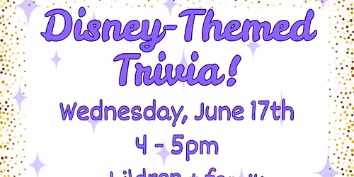 Disney Trivia!