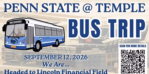 Penn State vs. Temple - BUS TRANSPORTATION