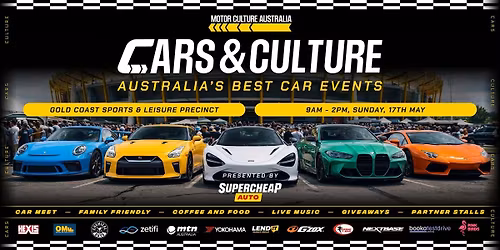 Cars & Culture Gold Coast - 17th May - 2026