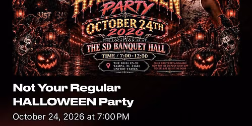 Not Your Regular HALLOWEEN Party