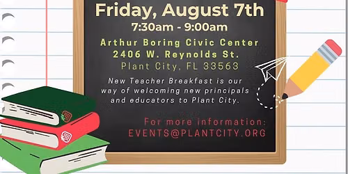 New Teacher Breakfast