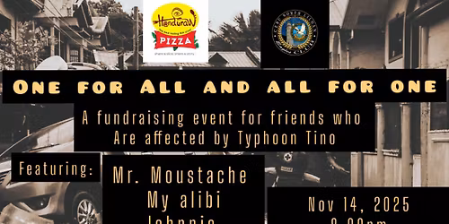 Fundraising concert for our friends and kuya affected by Bagyong Tinong.