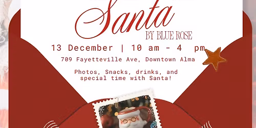 Cookies with Santa at Blue Rose!