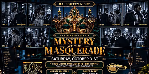 Mystery at the Masquerade: Halloween M**der Mystery Dinner & Dance Party