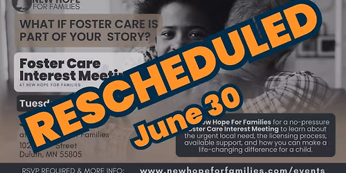 Foster Care Interest Meeting- June 2026