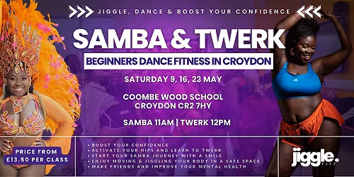 May Samba & Twerk: Dance Fitness Classes  in Croydon