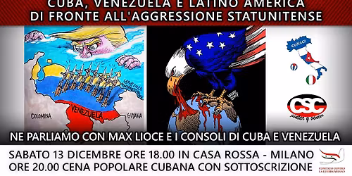 Cuba, Venezuela e Latino America di fronte all'aggressione statunitense