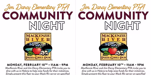 Jim Darcy Elementary School PTA Community Night