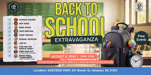 Back to School Extravaganza | Free Event for the Family