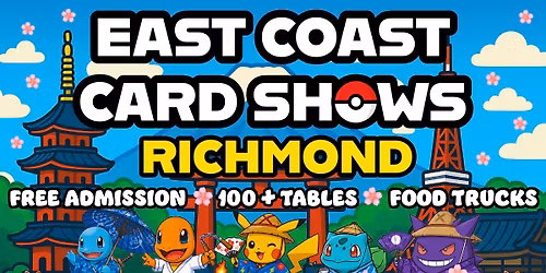 FREE Pok\u00e9mon & Sports Card Show - Richmond, VA - January 24-25, 2026
