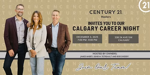 Century 21 Masters Career Night - Calgary