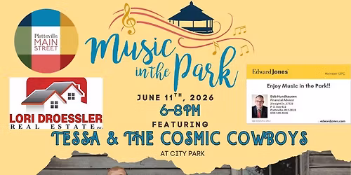 Music in the Park - Tessa & The Cosmic Cowboys