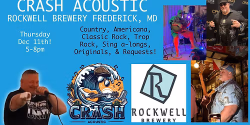 Crash Solo at Rockwell Brewery - Frederick MD