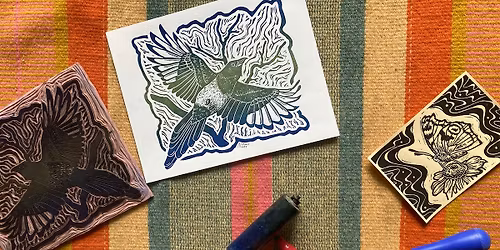 Linocut Printmaking Workshop: Saturday February 7th