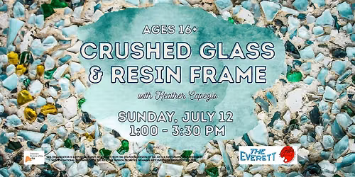 Crushed Glass & Resin Frame