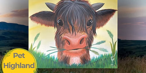 \ud83d\udc2e\ud83c\udfa8 Paint & Pet Highland Cows \ud83c\udfa8\ud83d\udc2e