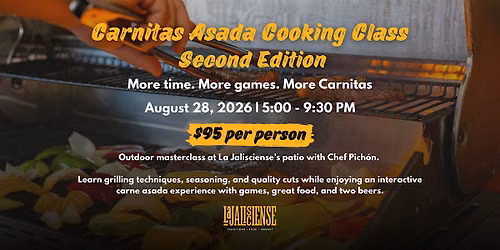 Second Edition of Carnitas Asada Class at La Jalisciense