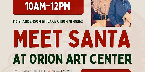 Meet Santa at Orion Art Center
