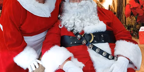 Santa and Mrs. Clause at Kwik Stop \/ Dairy Queen on Penn. Ave