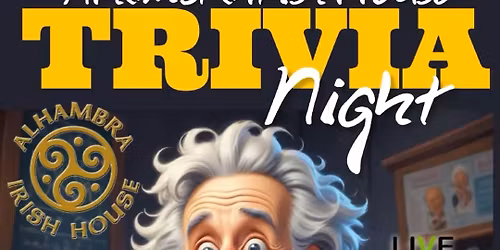 Trivia every Thursday . Food, drinks and great prizes